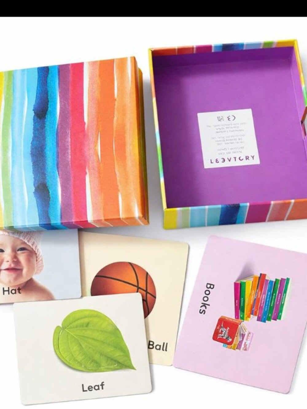 Lovevery Montessori Learning Cards Set Baby Educational Toy